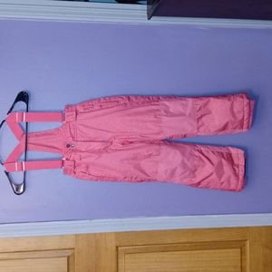 Hot pink snow pants